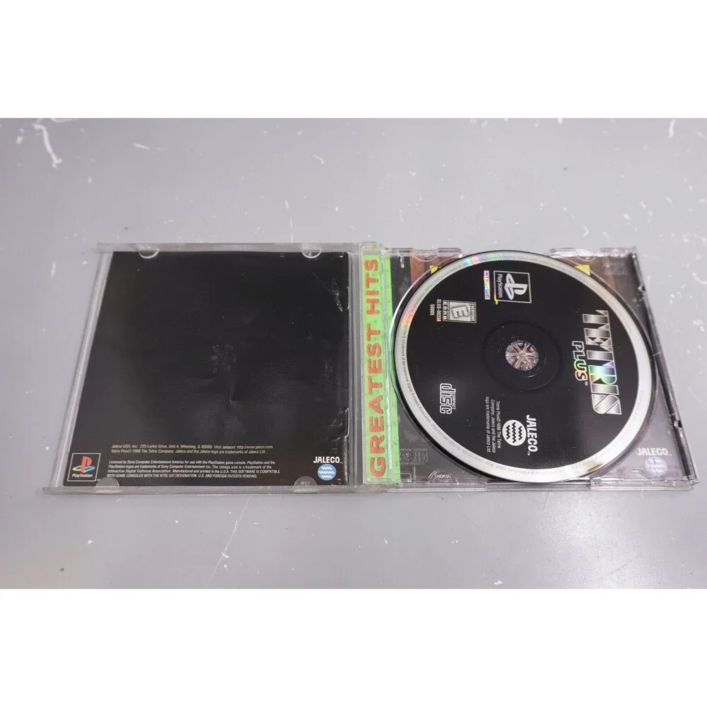 Tetris Plus Greatest Hits Sony PS1, 1996 - Complete with Manual CIB Tested